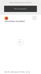 Mobile Screenshot of geburtshaus-duesseldorf.de